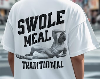 Swole Mahlzeit Traditionelles übergroßes Boxy T-Shirt Bodycycling Shirt Bro Wissenschaft T-Shirt Heber Geschenk