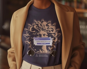 Karen Mode Detected Funny Karen Shirt Sarcasm Humor T-Shirt Karen Joke Gift