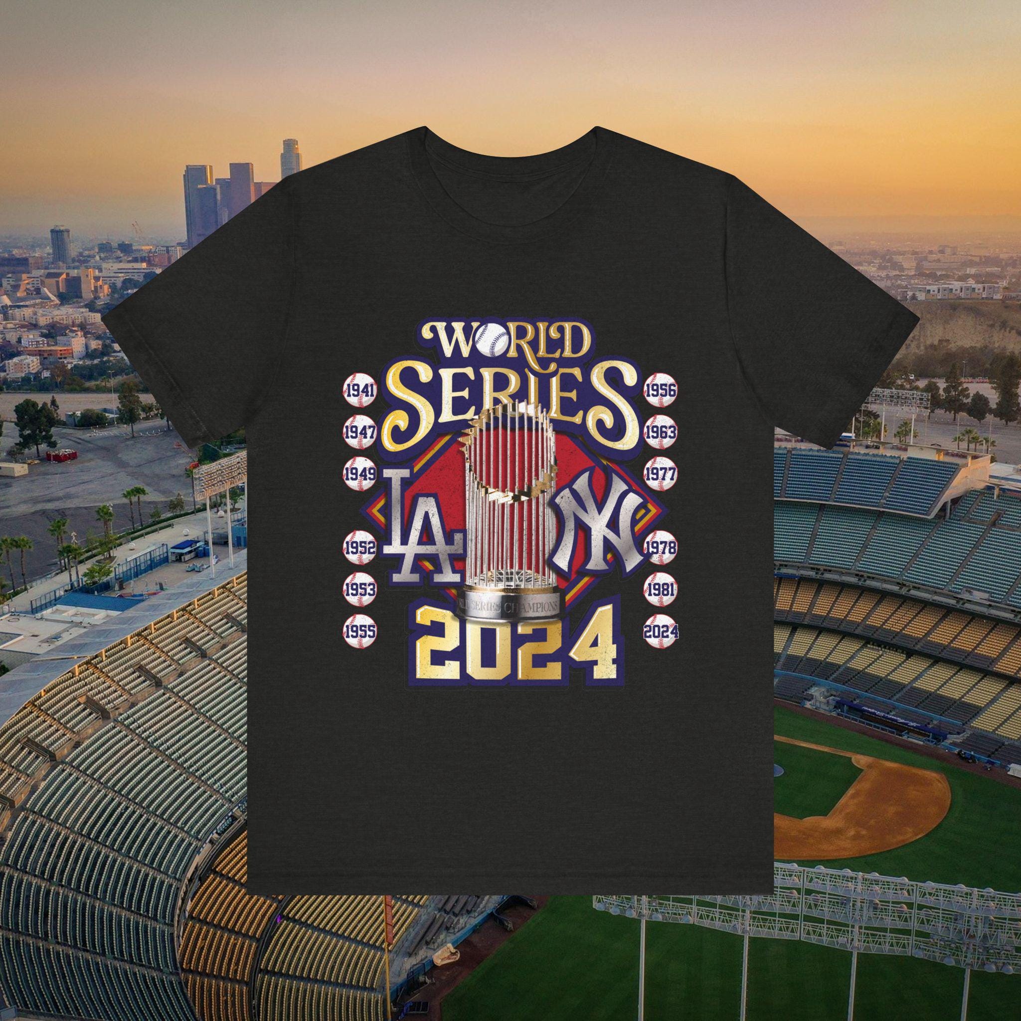 Dodgers 2024 World Series Tシャツ Nike Men's Royal Los Angeles Dodgers 2024 World Series Champions