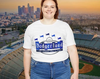 Vintage Dodgers Disneyland T-Shirt, LA Baseball Tee