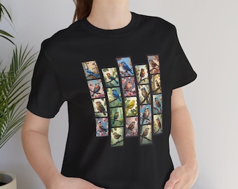 Cute Birds T-Shirt, Birdwatching Lover Gift