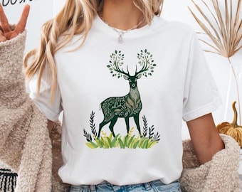 Naturinspiriertes Hirsch Design - Geschenk für sie - Elegant und künstlerisch