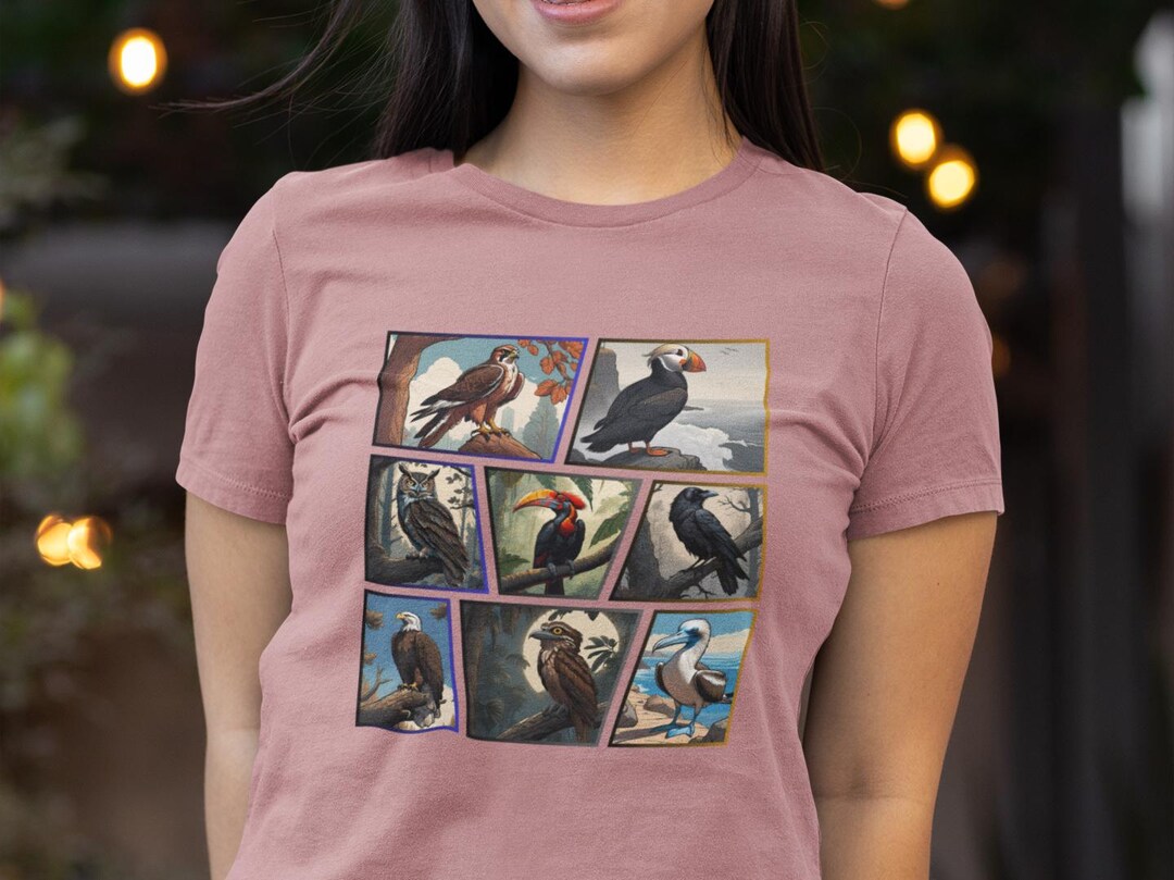 Cool Birds Tshirt, Unique Birds, Bird Lover Gift, Bird, Gift, Gift for ...
