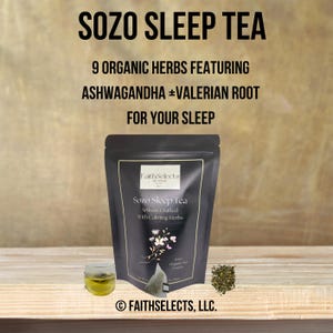 Sleep Tea (15 Tea Bags, 30g) • Microplastic-Free • Valerian, Ashwagandha & Organic Herbs
