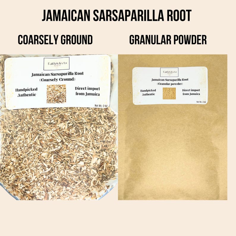 Jamaican Sarsaparilla Root 2oz | Coarsely Ground or Granular Powder - Etsy