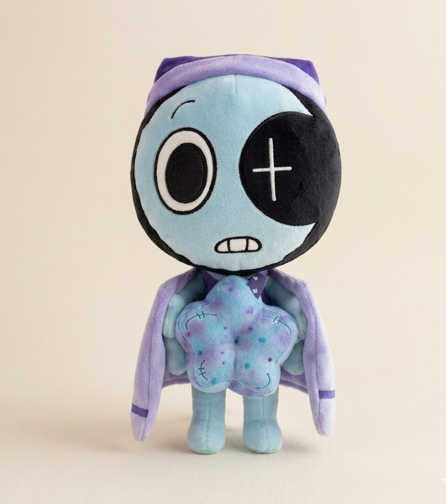 Dandys World Astro Plush Toy, Cute Astro Plushie Soft Stuffed Doll