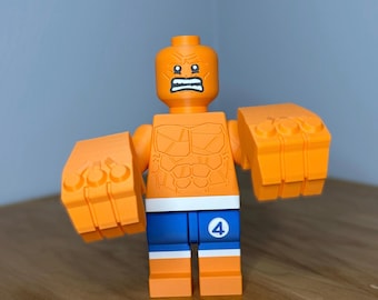 Giant 3D Printed The Thing Action Figure - Ben Grimm