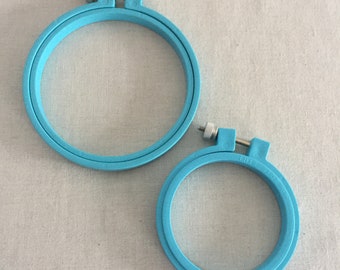 Plastic Embroidery Hoops 4" and 3"