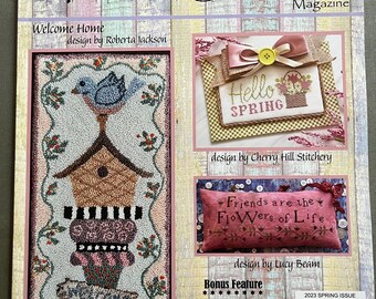 Punch Needle & Primitive Stitcher Magazine 2023 Spring Issue