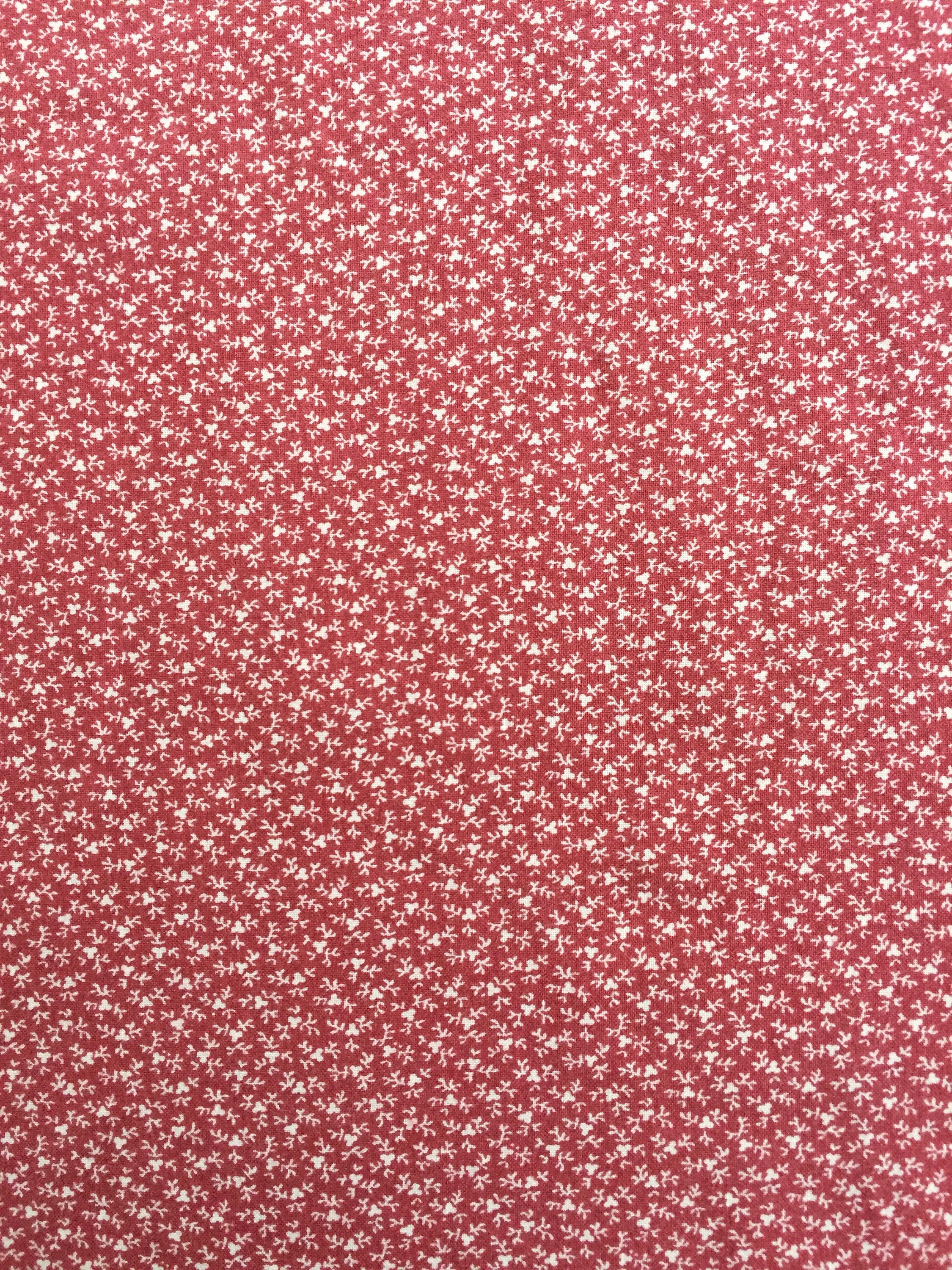 1/2 Yard Mauve Tiny Print Calico VIP Cranston
