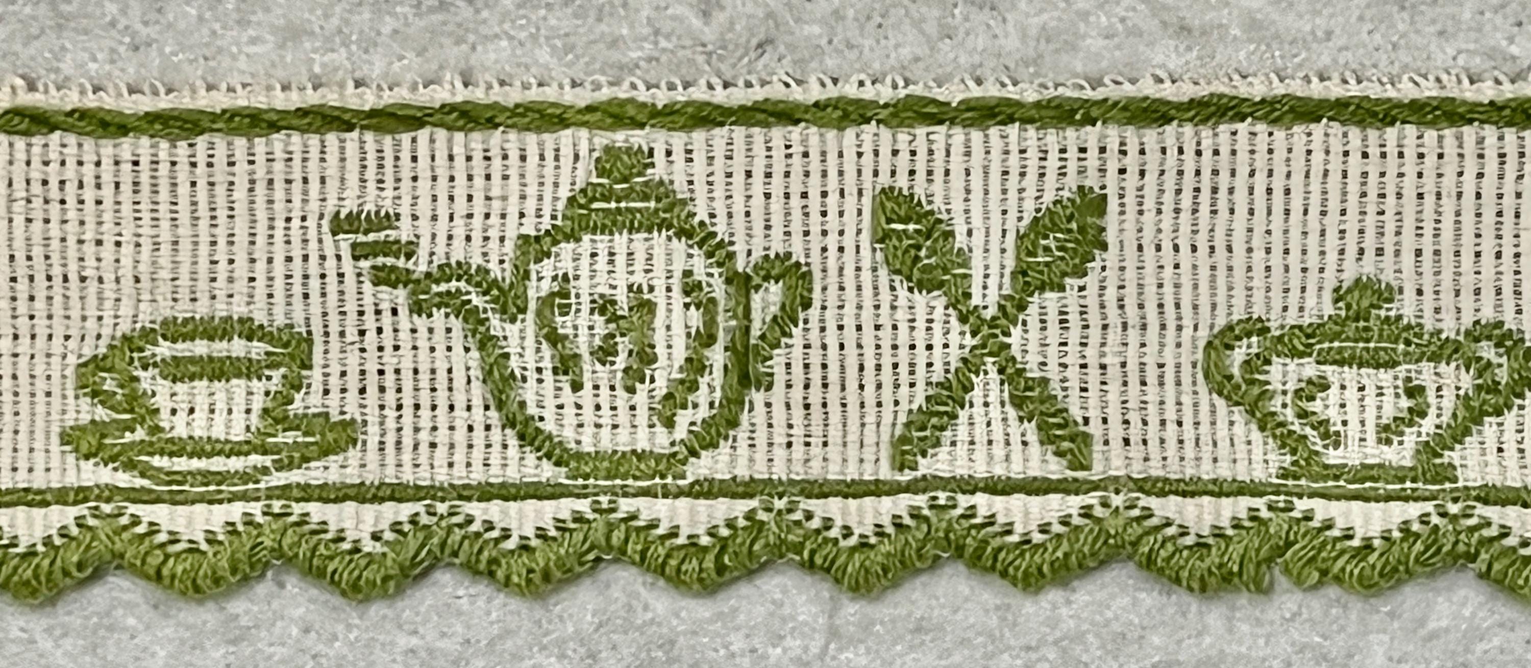 50" Vintage Kitchen Motif Woven Trim