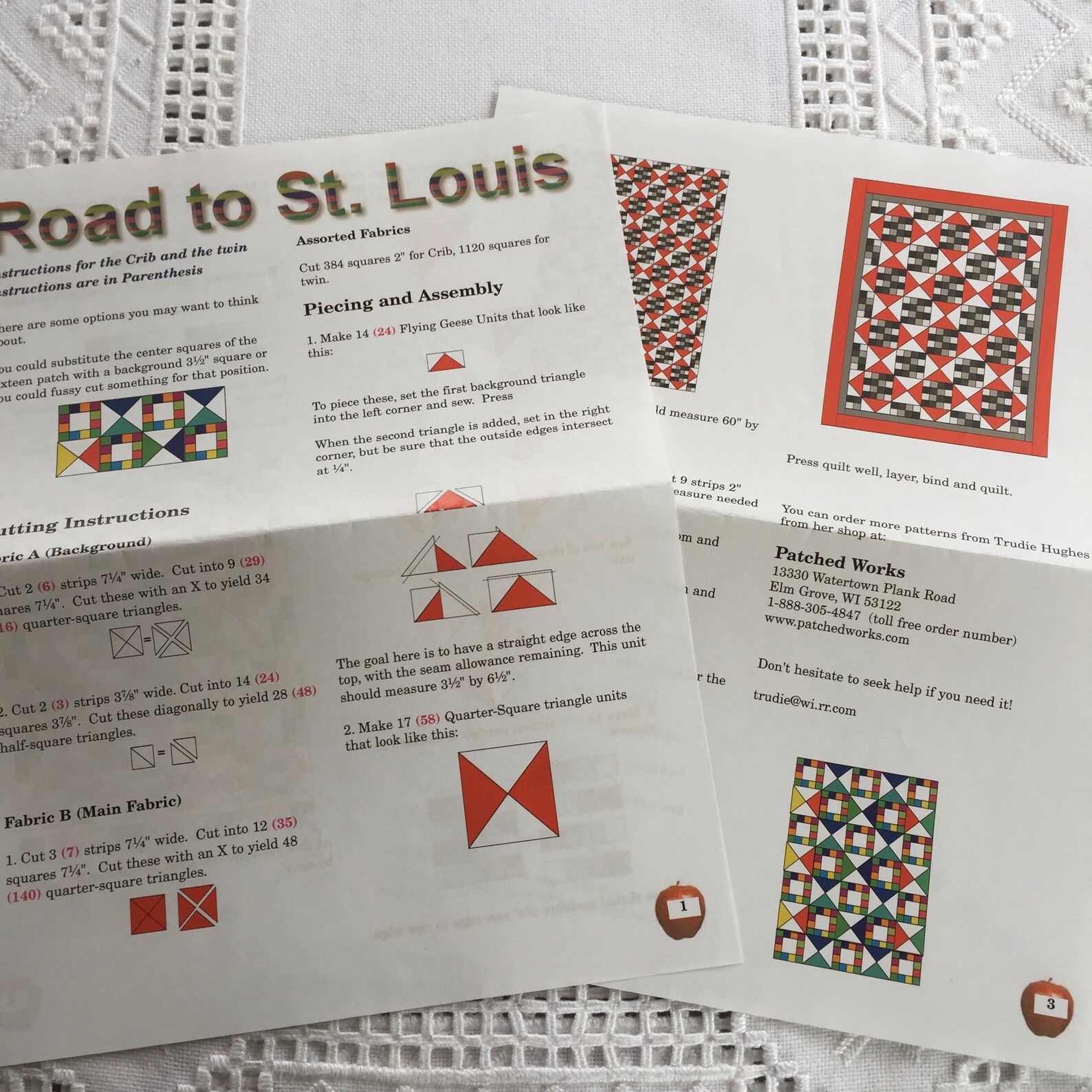 Road to St. Louis Quilt Pattern Etsy