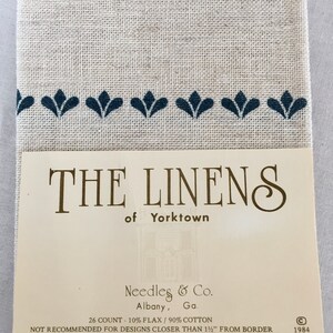 The Linens of Yorktown Printed 26 Ct Aida