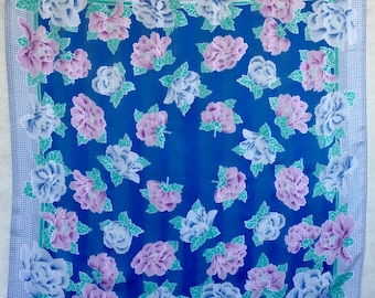 Silken Polyester Scarf by Berkshire Italy 30"