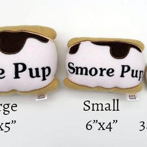 Smores Dog Toy With or Without Squeaker