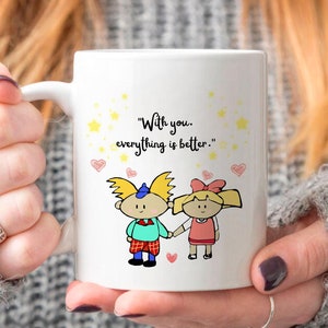 Custom Text Mug, Personalized Coffee Mug with Custom Text 11oz, 15oz Ceramic Cup, Unique Gift for Men, Women, Kids