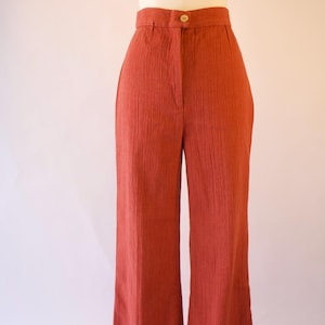 Vintage Cotton Wide Leg Pants