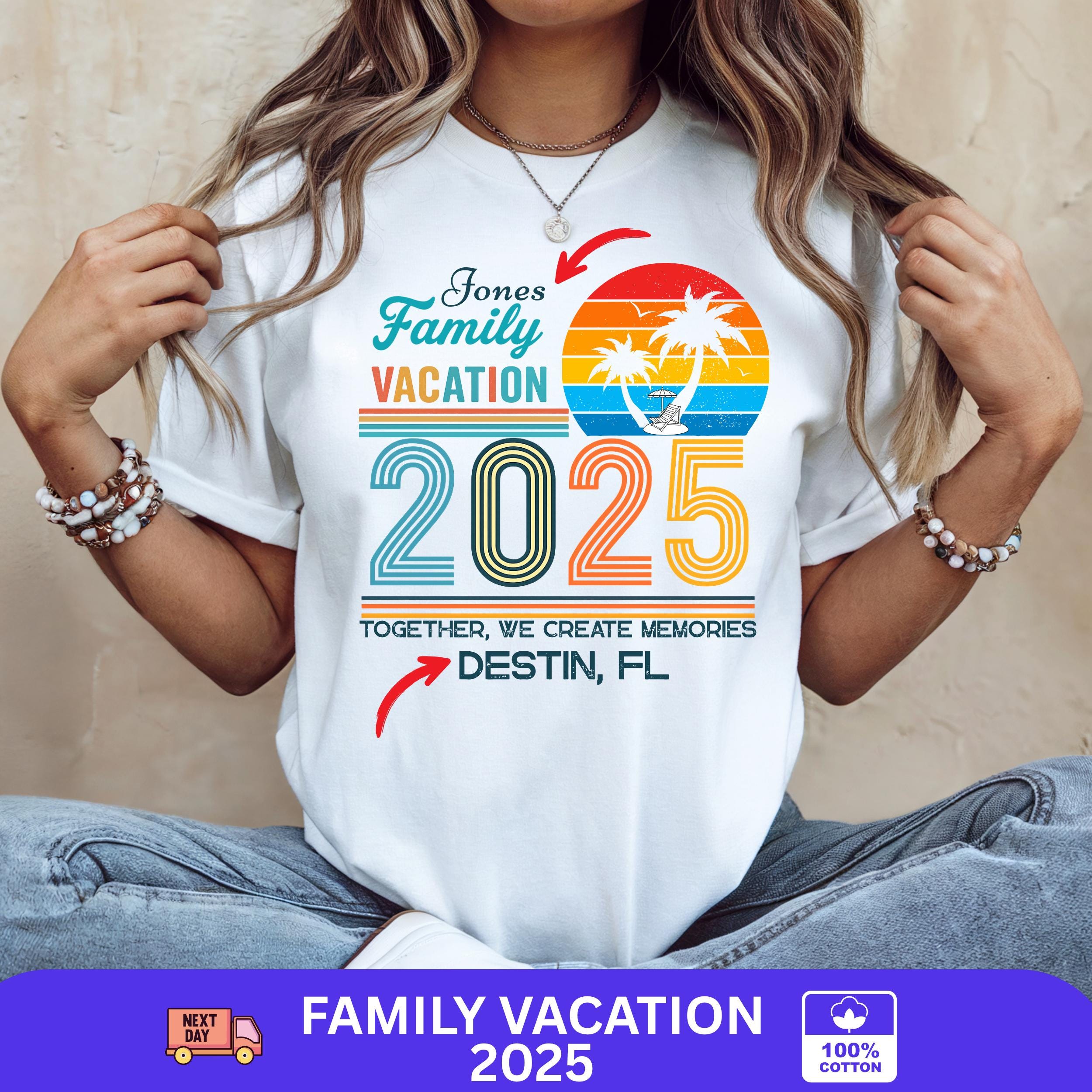 Family vacation shirt, Creating Memories Together, Custom Family Matching tee, Group Beach Trip outfit