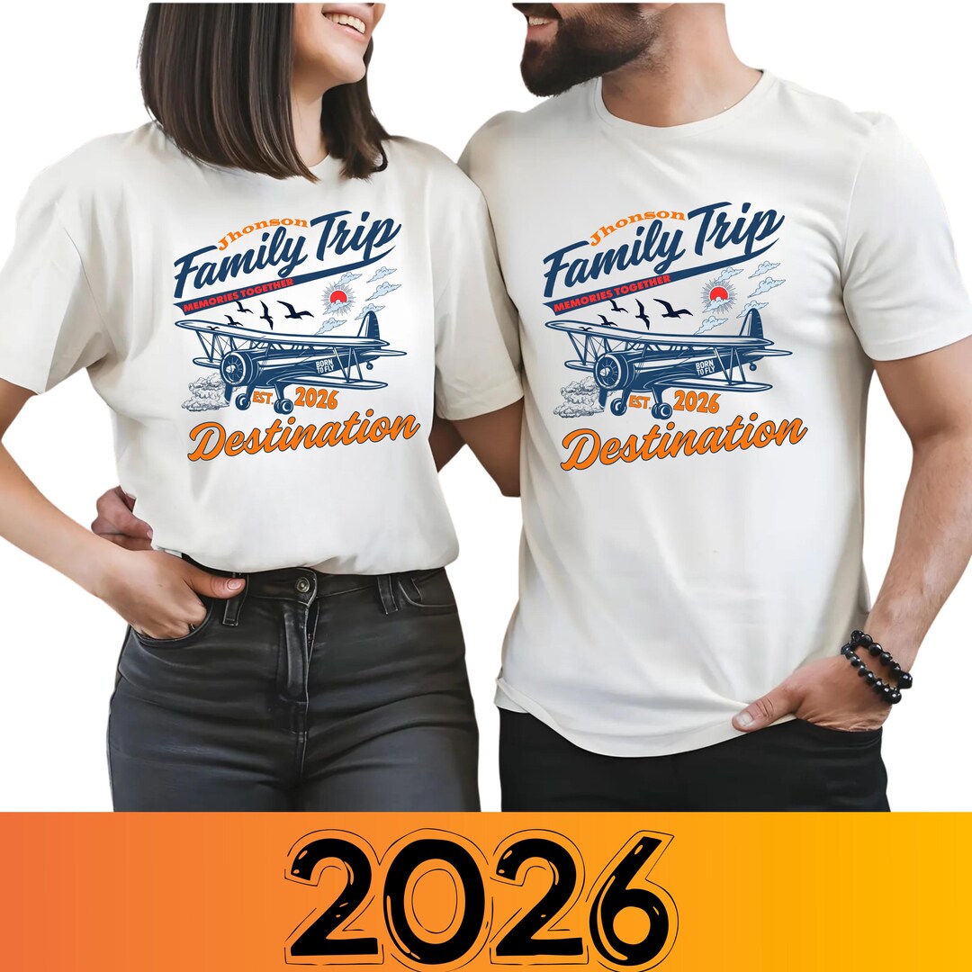 2026 Family Trip Shirts Custom Matching Vacation T Shirts With Il Dtby 