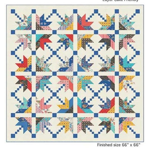 Bessie Quilt Pattern - Branch and Blume - Paper Print Version