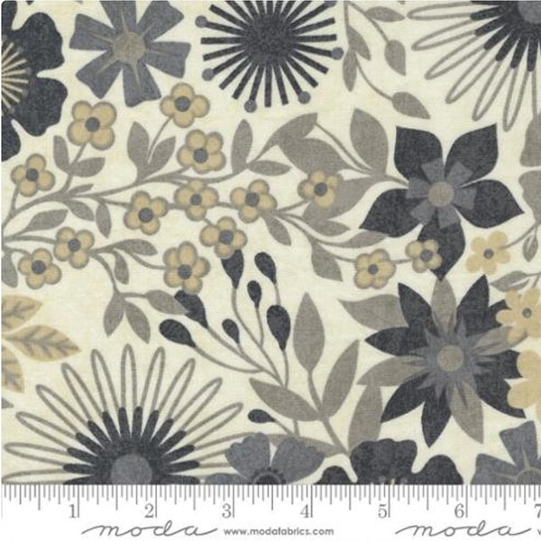 Date Night by Basic Grey for Moda Fabrics Cream Adore Yardage SKU# 30710-11-Price for 1/2 yard