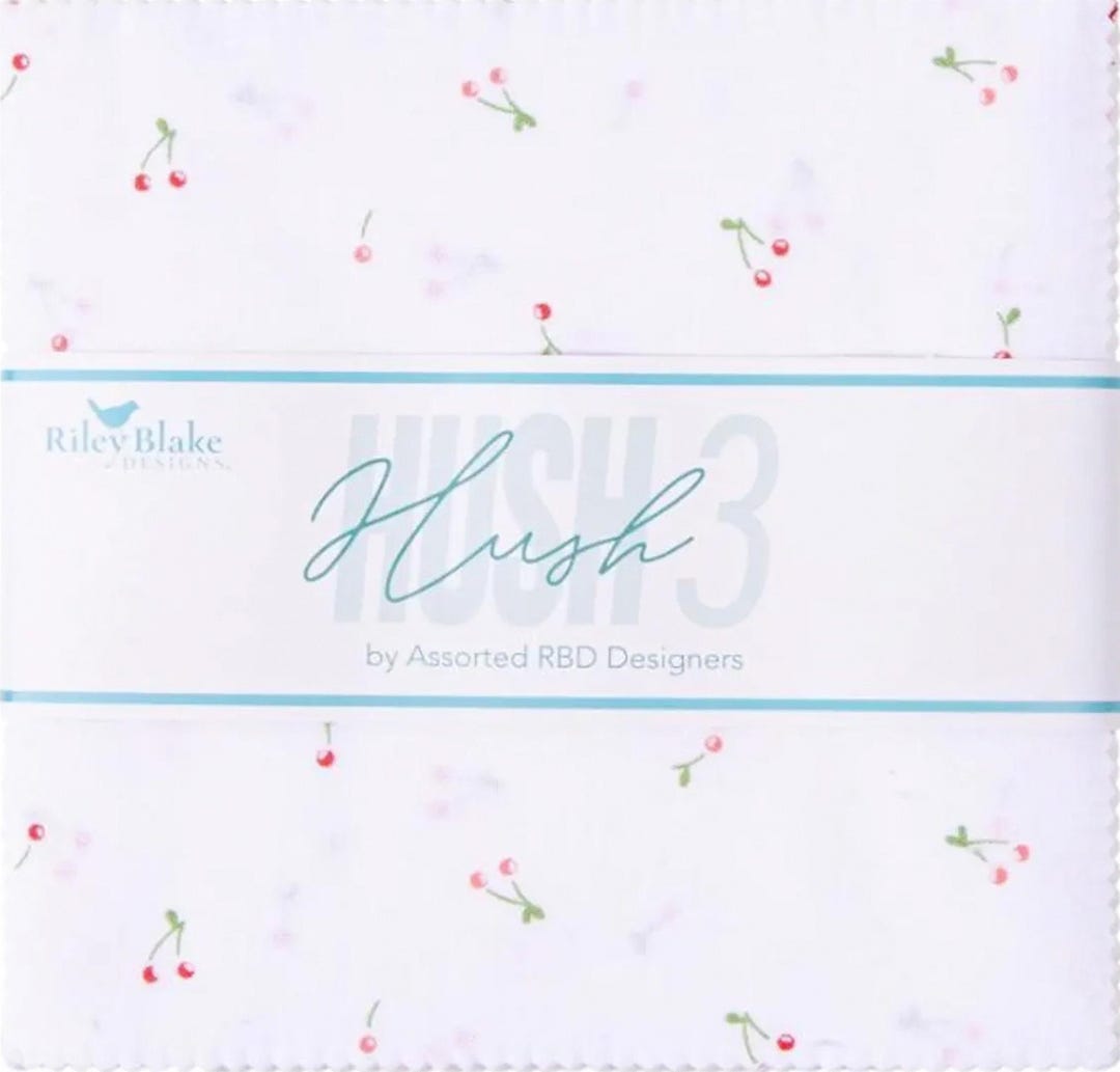 Hush Hush 3 Charm Pack: Riley Blake Low Volume (42) 5" Squares - Etsy