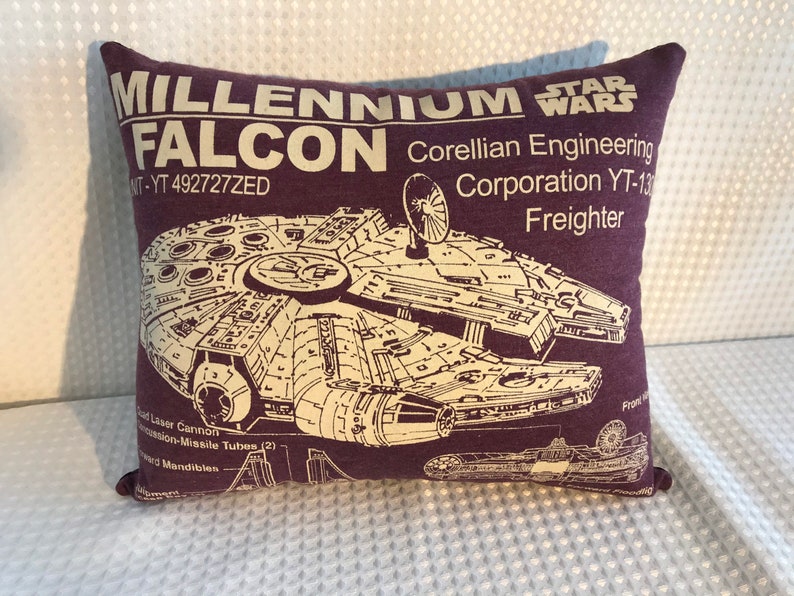 millennium falcon pillow