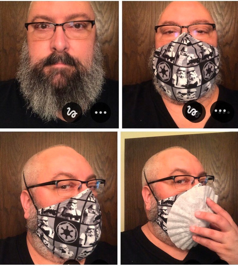 Big & Tall Beard Face Mask image 1