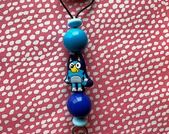 Blue Dog Car Freshie Hanger: Nylon Car Accessory