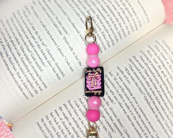 ビーズの電子書籍リーダーストラップ：本は私の愛の言葉、Kindleアクセサリー