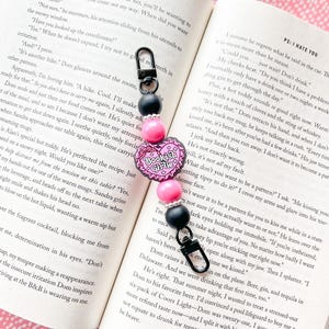 Bookish Girlie Silicone Beaded E-Reader Strap