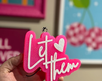 Let Them Car Freshie: Ambientador perfumado para coche