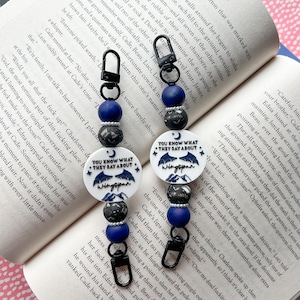 Winspan Acotar Kindle Paperwhite Kindle Basic-riem met kralen versierde Kobo-riem E-readerriem Kindle-houder Kindle-accessoires Smut Fantasy Romantasy