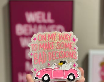 Ambientador para coche Bad Decisions: Ambientador perfumado para coche
