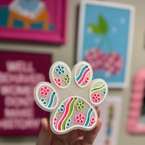 Groovy Dog Paw Freshie | Car Freshie |Car Freshy | Car Air Freshener | Car Accessory | Girly Car | Scented Car Freshie