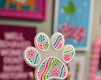Groovy Dog Paw Car Freshie: Scented Car Air Freshener