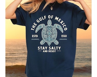 Gulf of Mexico Turtle Shirt: Stay Salty Beach Tee