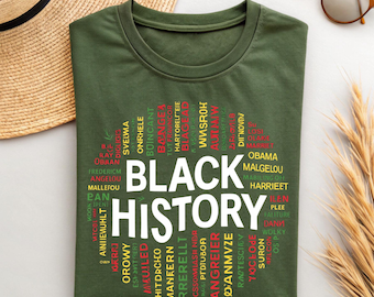 Black History Shirt: African American Heritage Cotton Tee