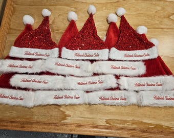 HallmarkChristmas Cruise Embroidered Santa Hat