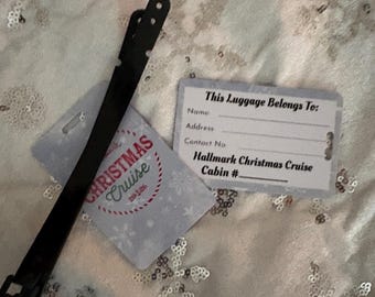 Sixthman Christmas Cruise - HallmarkThemed - Set of 2 Tags and 2 attachments
