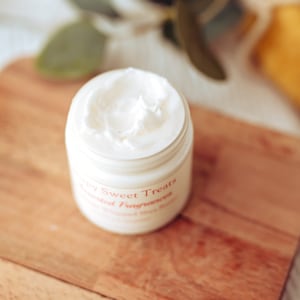 Sunshine and Citrus, Whipped Shea Butter, Whipped Body Butter, 4 oz. Jar, Scented Moisturizer image 1