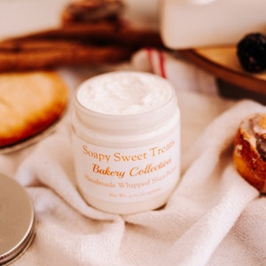Oatmeal Milk & Honey Whipped Shea Body Butter: Handmade Moisturizing Skincare
