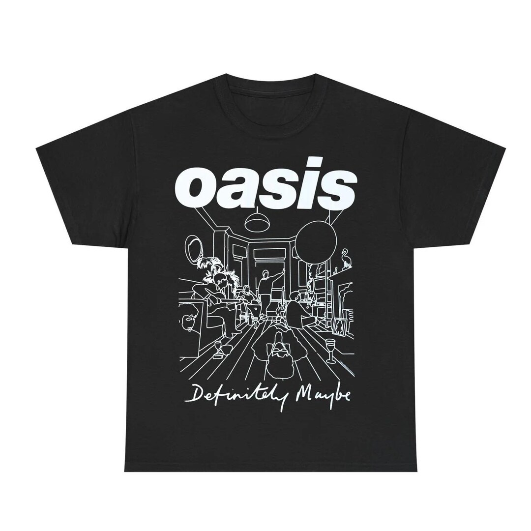 Oasis Definitely Maybe T-shirt: Unisex Indie Rock Band Tee - Etsy