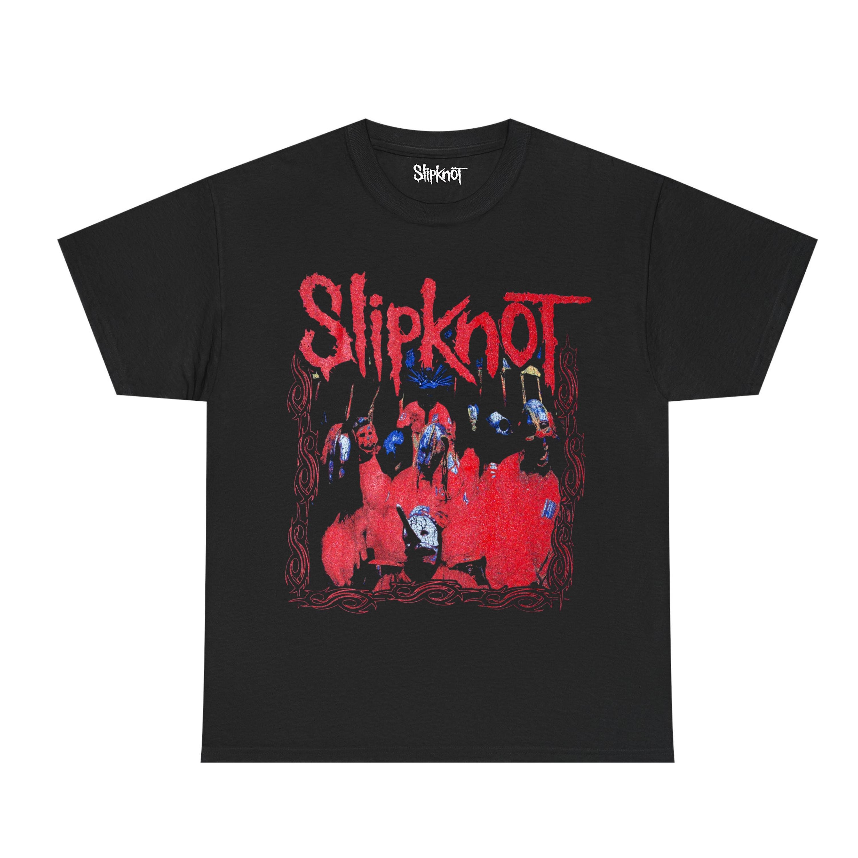 Slipknot Black T-shirt: Official Heavy Metal Band Tee - Etsy