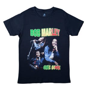 Bob Marley &#39;One Love&#39; Graphic Tee - Official Reggae Music Gift