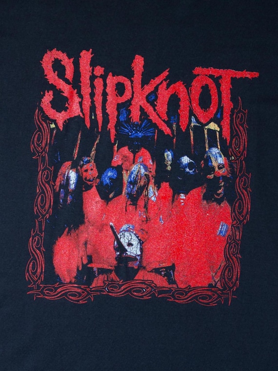 Slipknot Black T-shirt: Official Heavy Metal Band Tee - Etsy