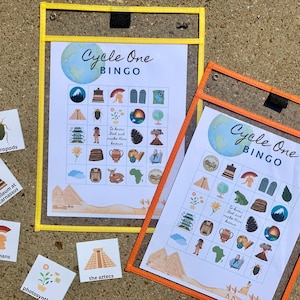 Cycle 1 Bingo Game - Classical Conversations - Digital - Review Game