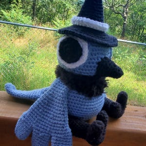 Witch Crow Amigurumi Plush Toy
