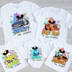Disney Cars Movie Established T-shirt, Cars Movie Gift, Birthday Gift for Disney Fan, Disneyland Trip Family Shirt, Disney Cars Shirt