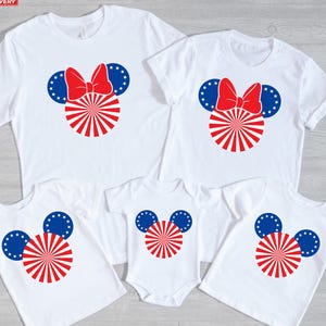 4th of July Minnie Shirt, Disney Fourth of July Shirt, Mickey Shirt, 4th Of July Shirt, America Minnie Shirt, Disney  Family Patriotic Shirt